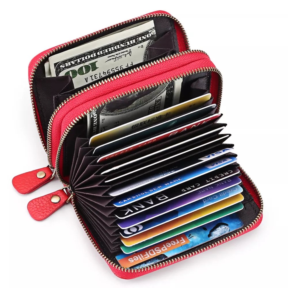 Leather Card Case with ID Window, image 3