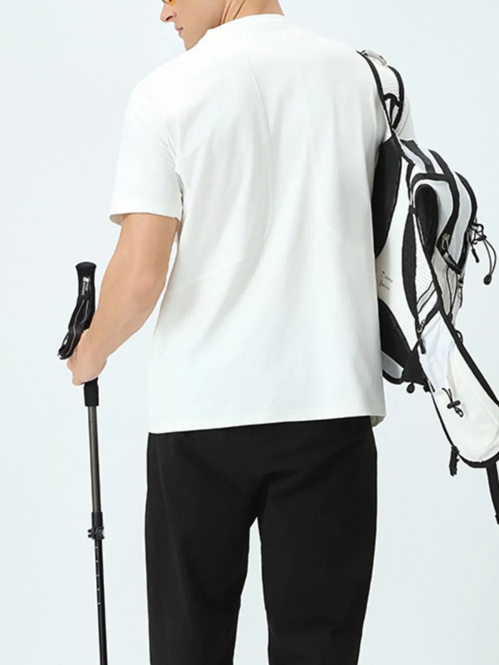 Men's Plus Size Round Neck Short Sleeve Active T-Shirt, image 5