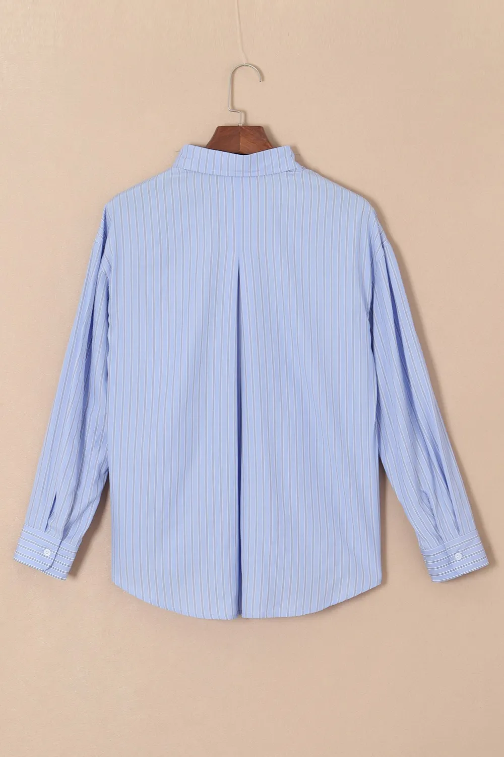 Striped Button Up Long Sleeve Shirt, image 32
