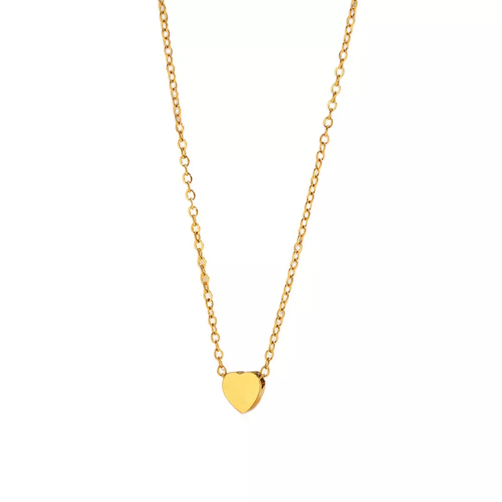 18K Gold-Plated Heart Pendant Necklace, image 6