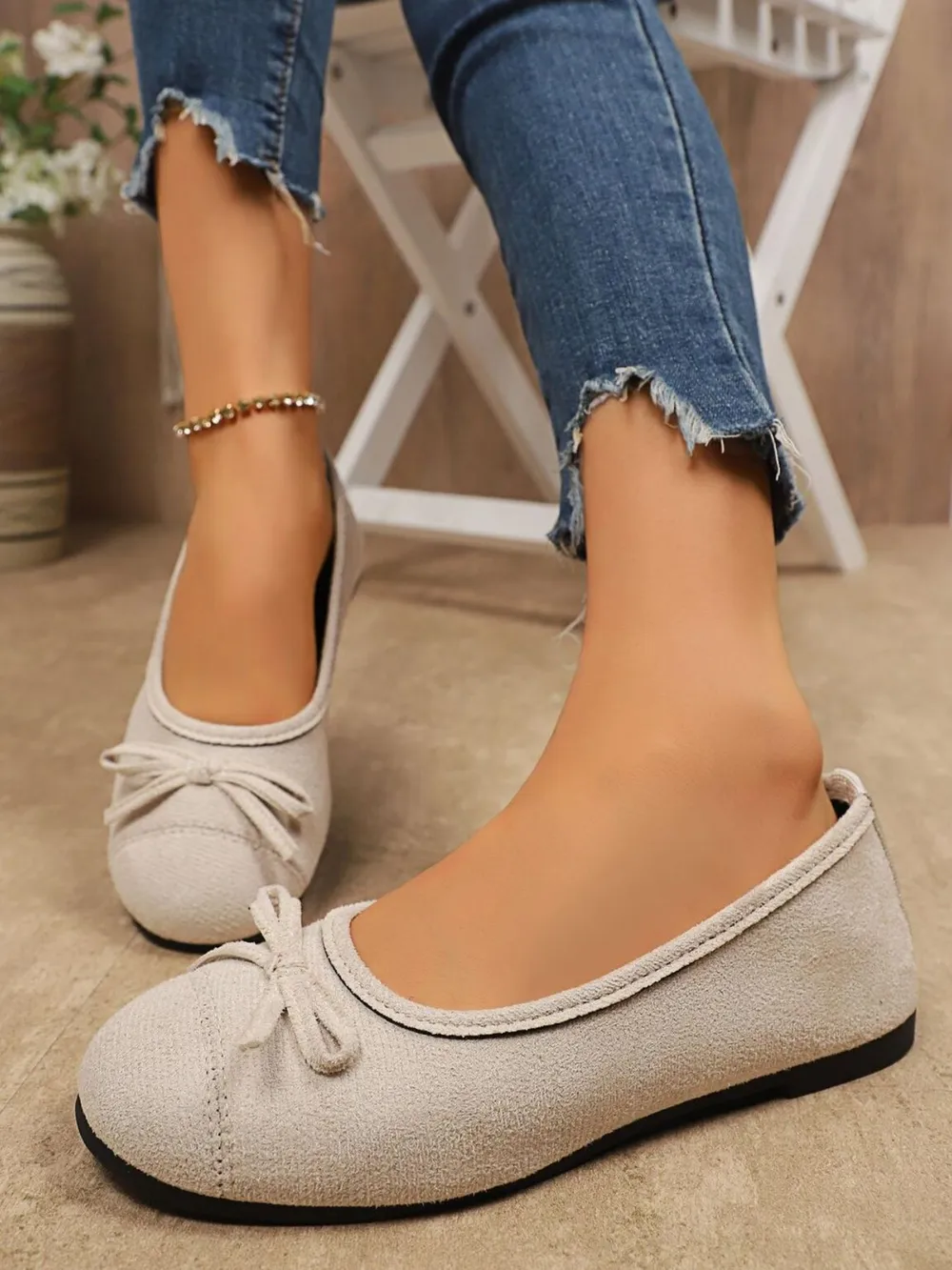 Bow-Detail Slip-On Loafers, image 3