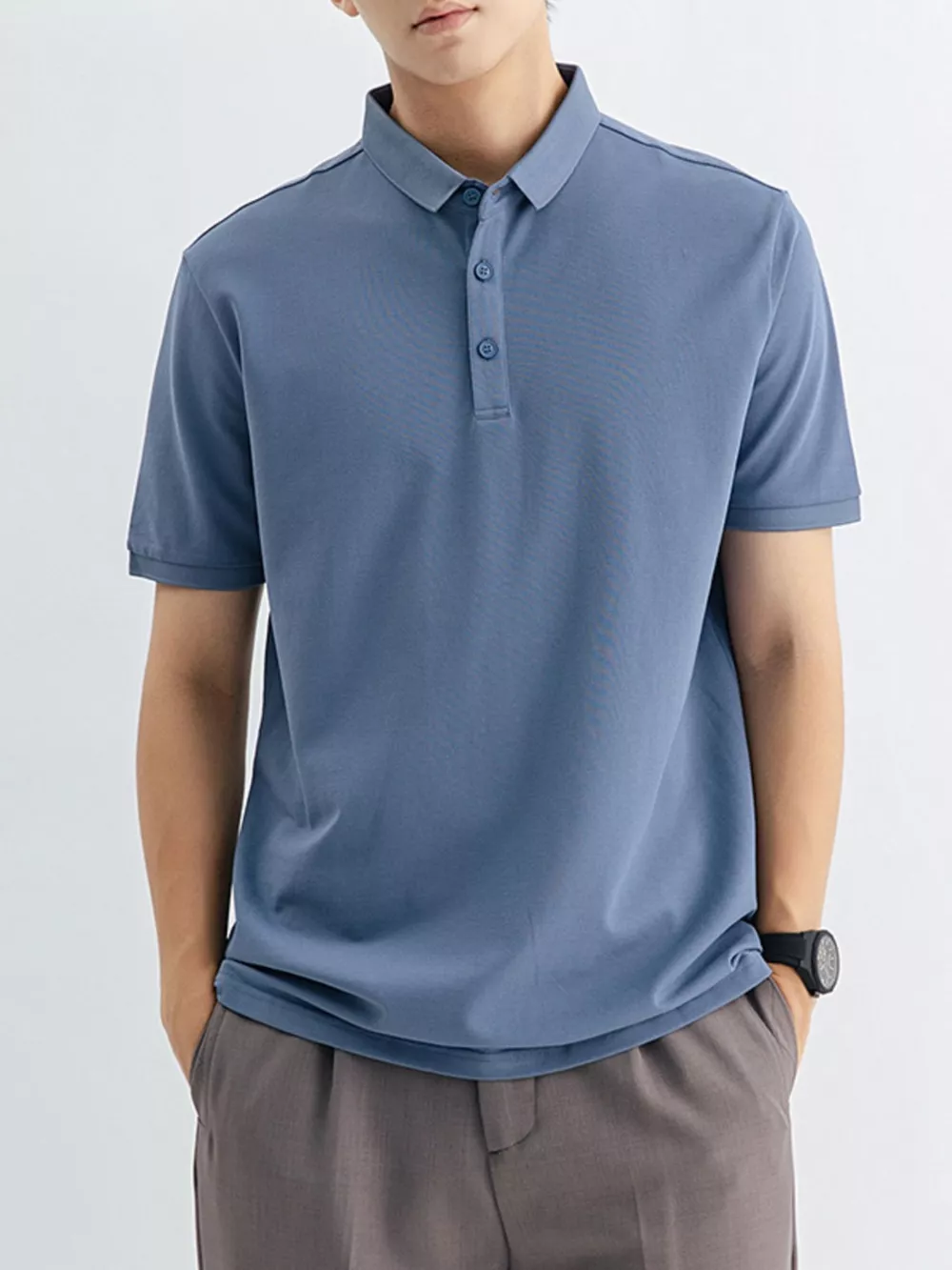 Men's Plus Size Classic Fit Short Sleeve Polo, image 7