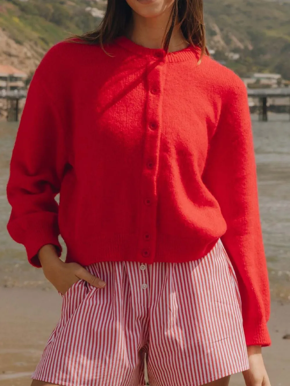 Button Down Long Sleeve Cardigan, image 16