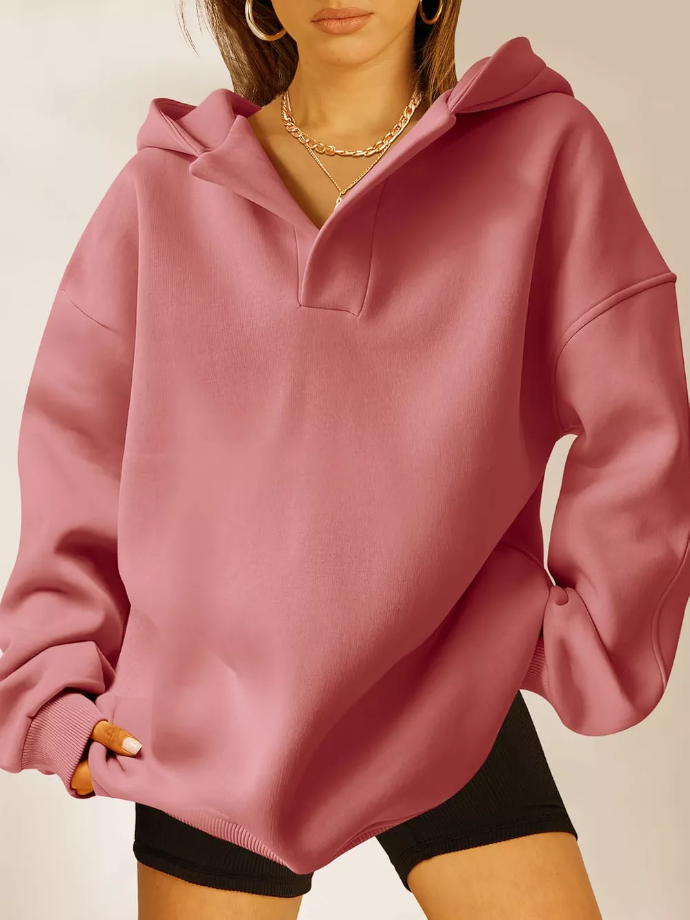 Dropped Shoulder Long Sleeve Sweatshirt, image 16
