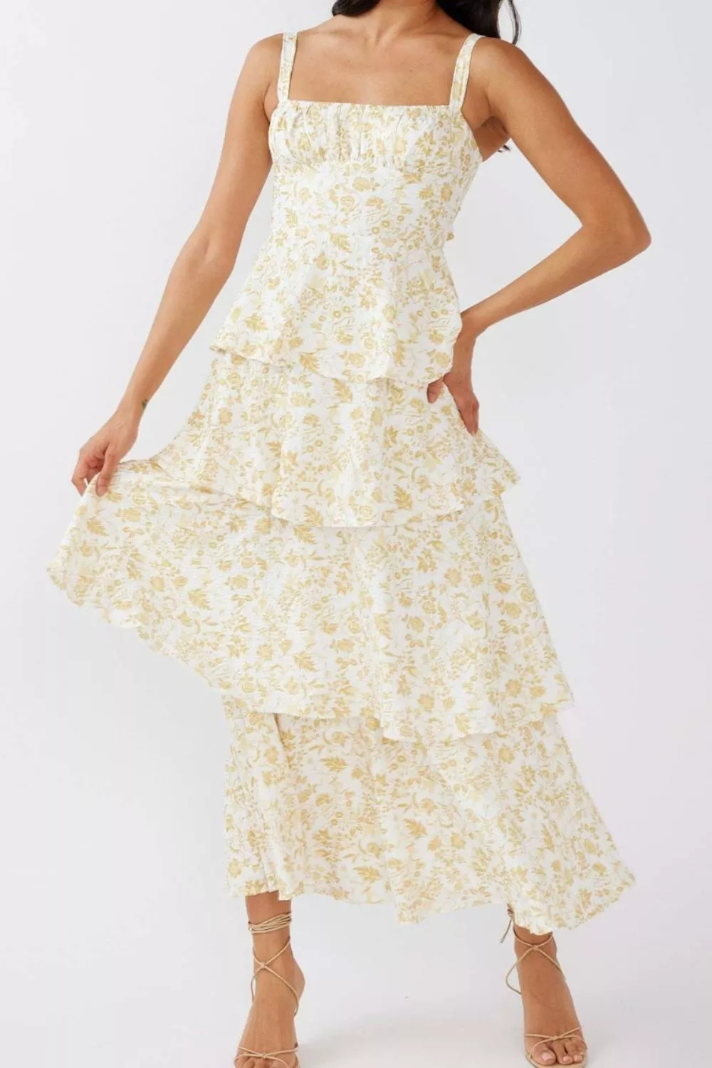 Floral Layered Maxi Dress, image 16