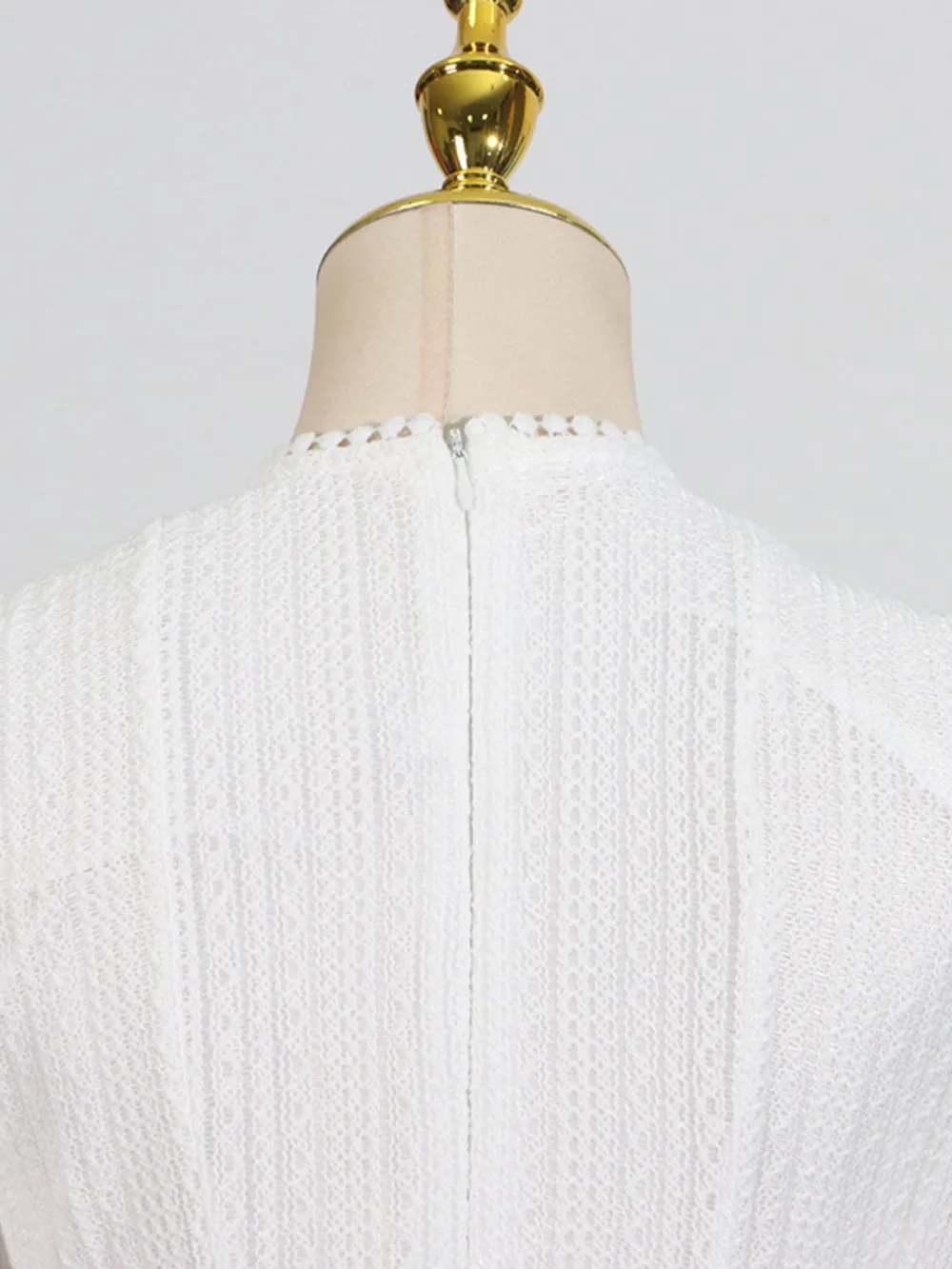 Layered Round Neck Long Sleeve Dress, image 11