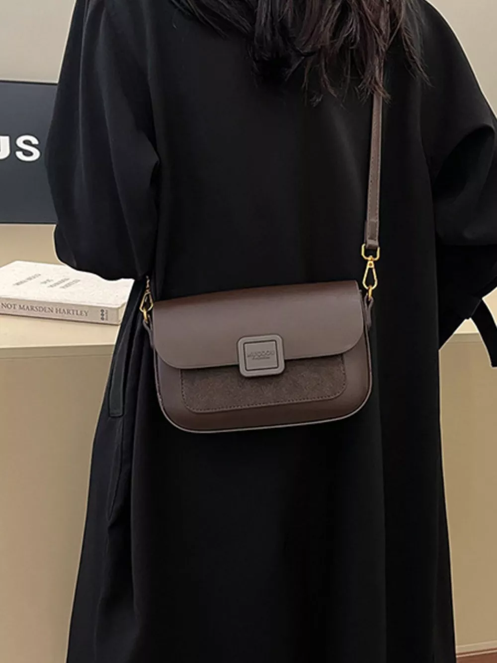 Flap Adjustable Strap Crossbody Bag, image 7