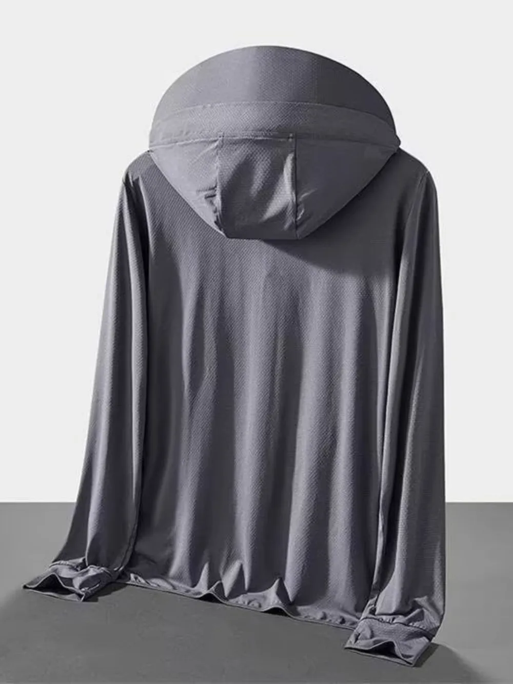 Men's Plus Size Hooded Performance Jacket with Face Shield, image 3