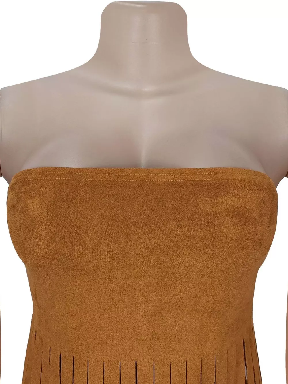 Fringe Trim Tube Top, image 9