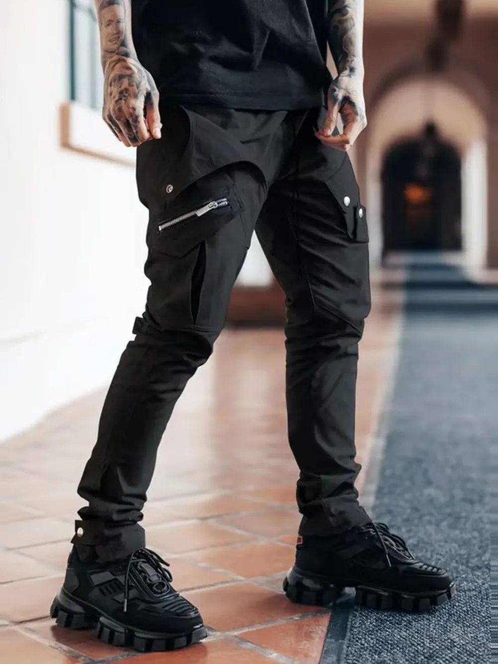 Men's Plus Size Pants with Cargo Pockets, image 6