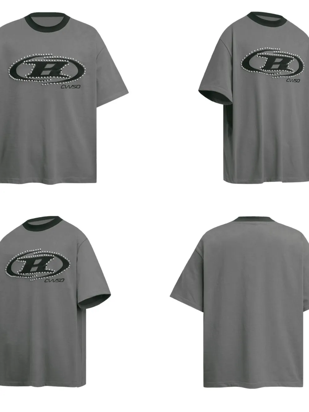 Men's Pearl Detail Short Sleeve T-Shirt, image 7