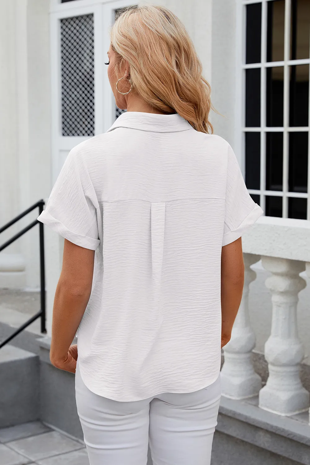 Button Up Short Sleeve Shirt, image 12