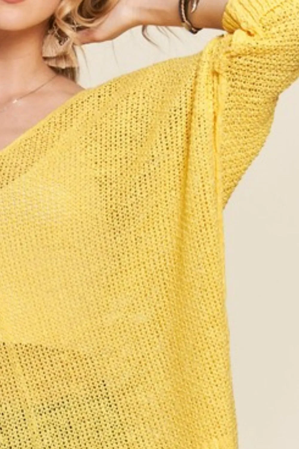 Loose Fit Sweater Top, image 3
