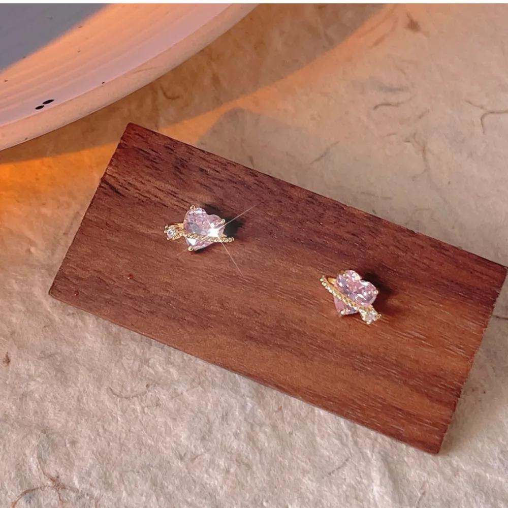 Heart Planet Stud Earrings, image 6