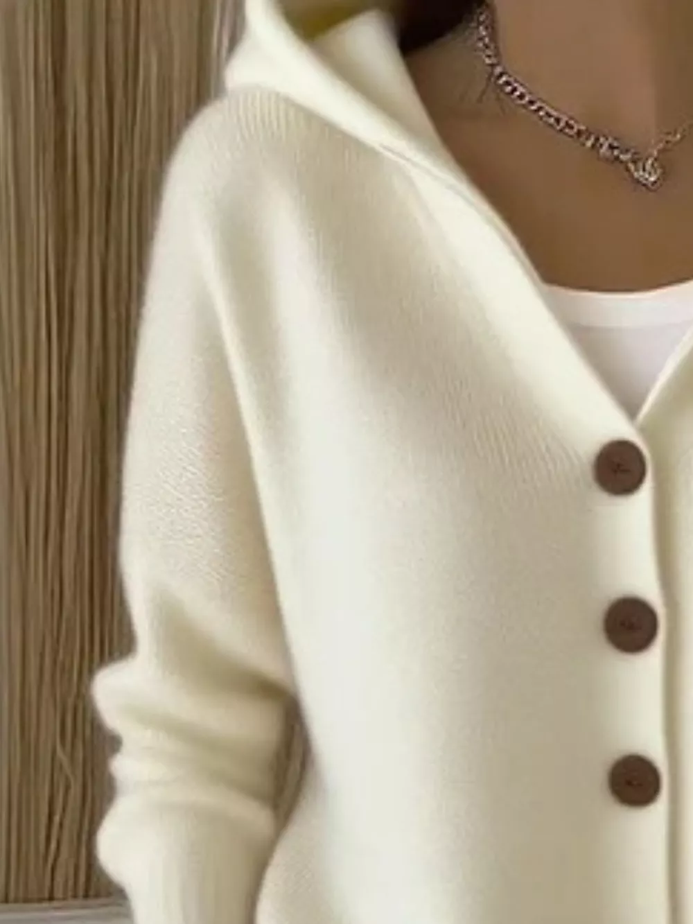 Full Size Hooded Button-Down Knit Cardigan Plus Size, image 13