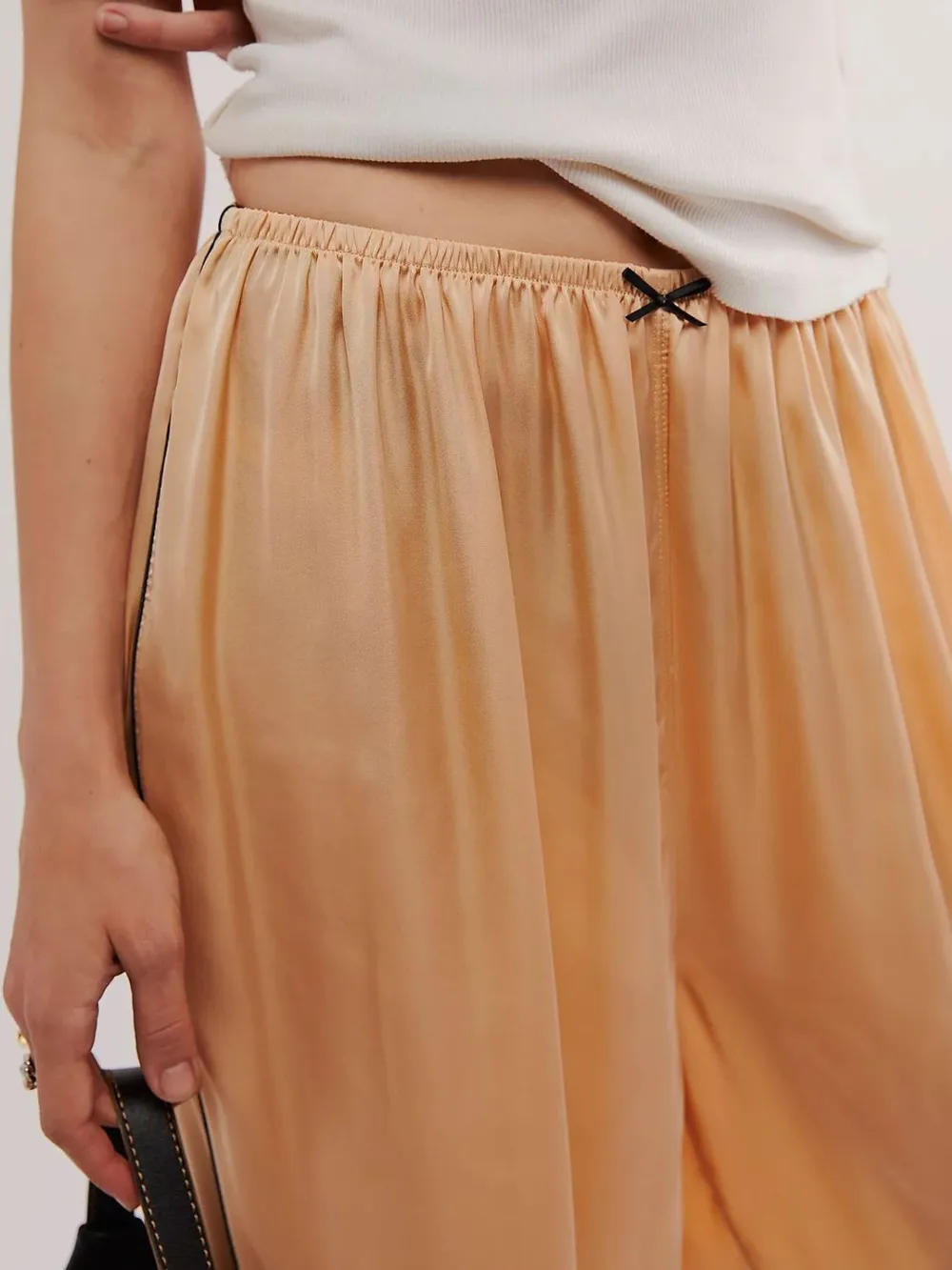 Lace Detail Wide Leg Pants, image 11