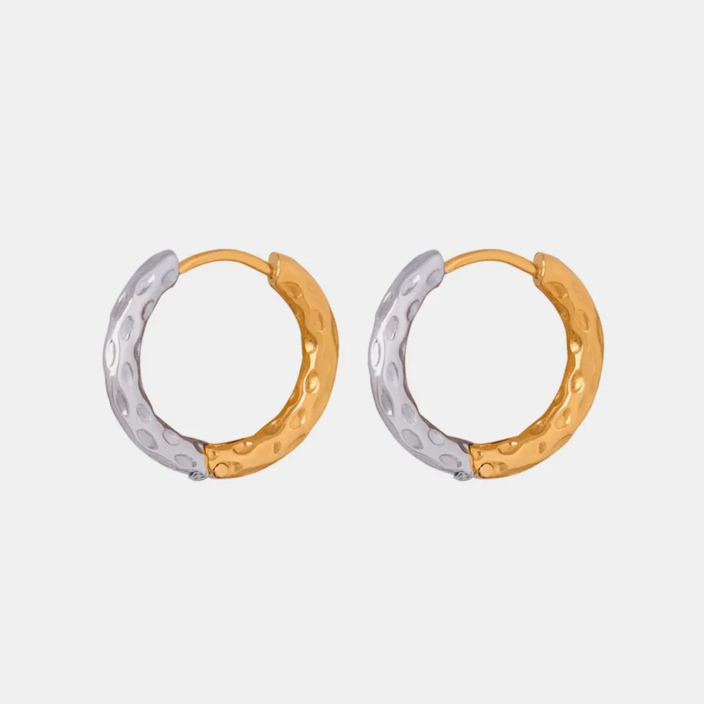 18K Gold-Plated Huggie Earrings, image 3