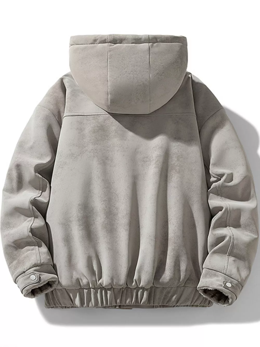 Men's Plus Size Hooded Fleece Lined Winter Jacket, image 6