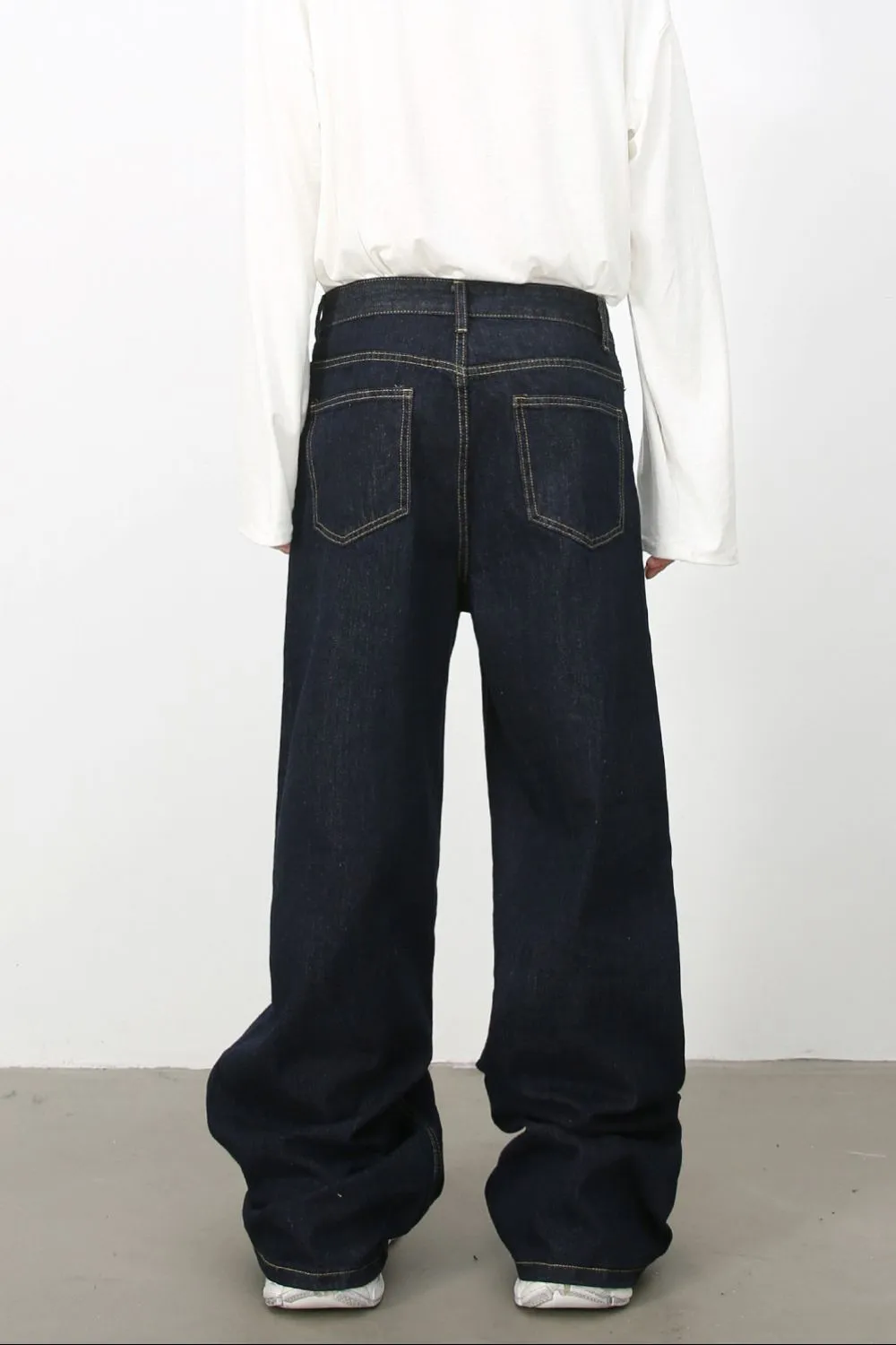 Men's Mid Rise Baggy Jeans, image 5