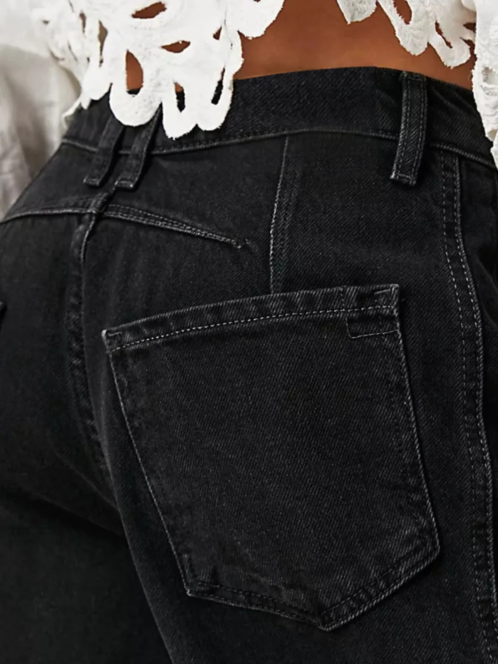 Wide Leg Relaxed Fit Jeans, image 10