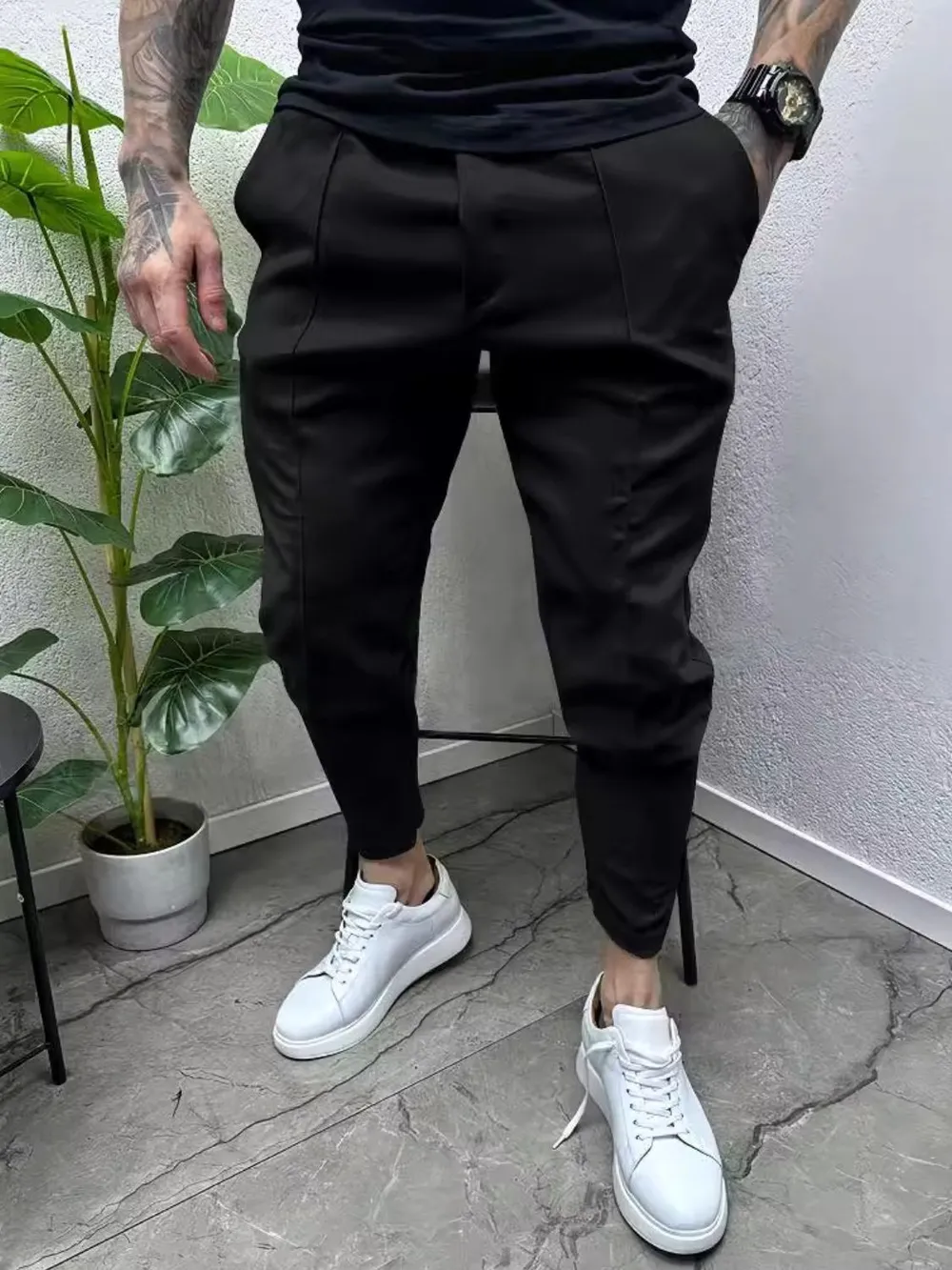 Men's Full Size Pockets Joggers Plus Size, image 3