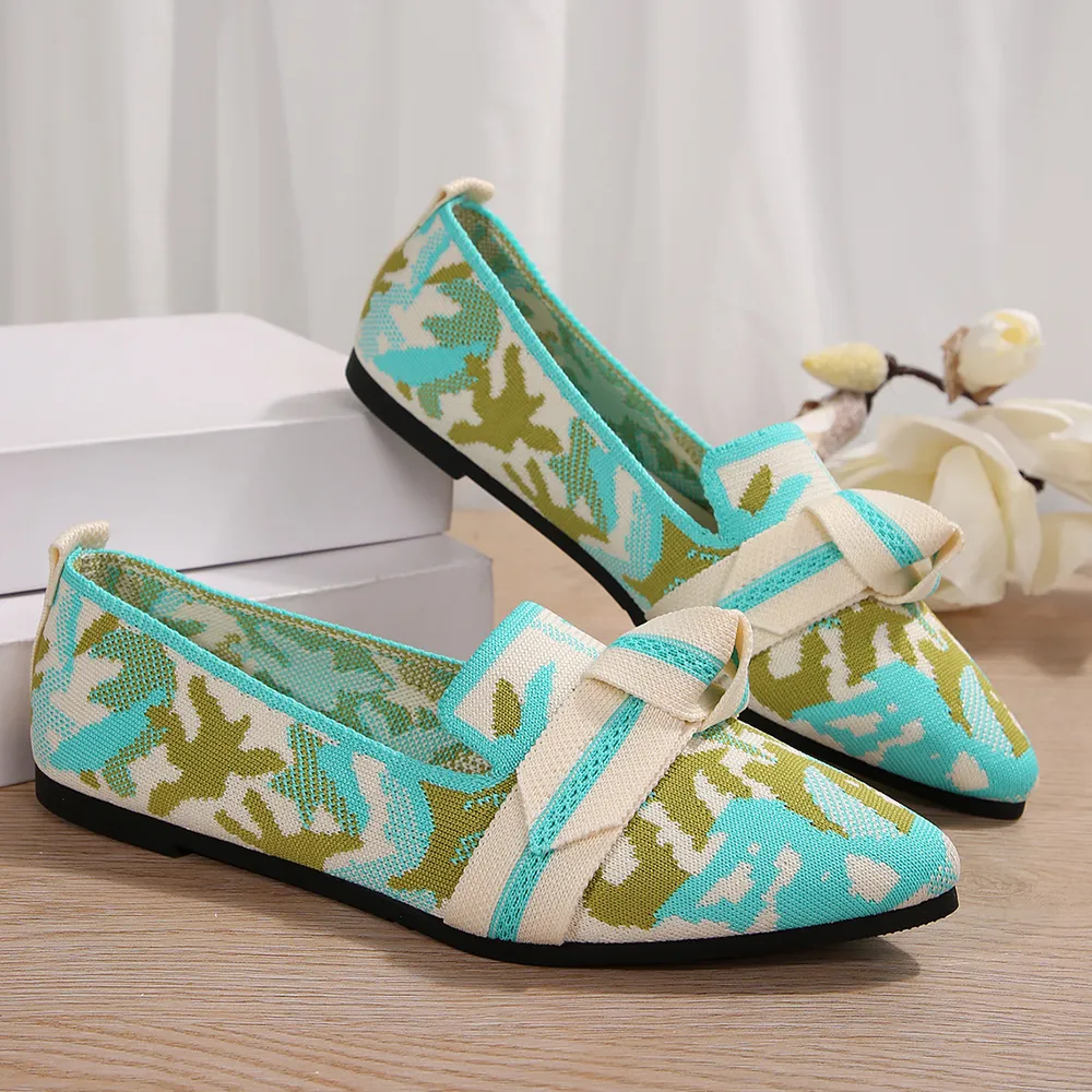 Mesh Point Toe Flat Slip-Ons, image 6