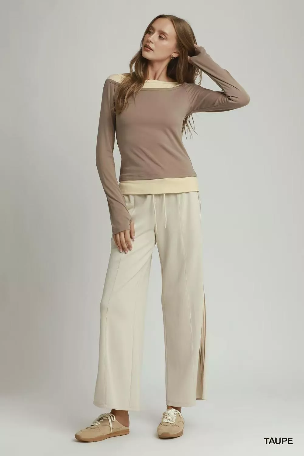 Layered Twofer Long Sleeve Top, image 5