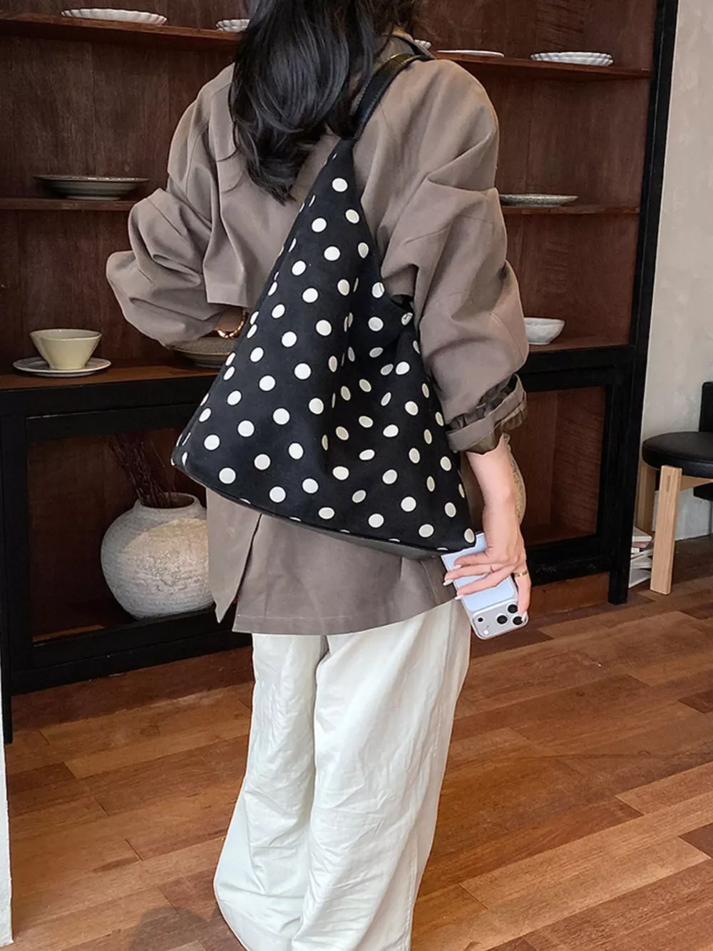Polka Dot Shoulder Bag, image 3