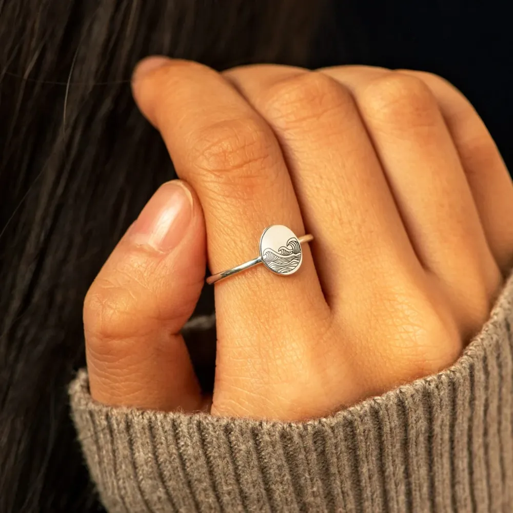 925 Sterling Silver Signet Ring, image 4