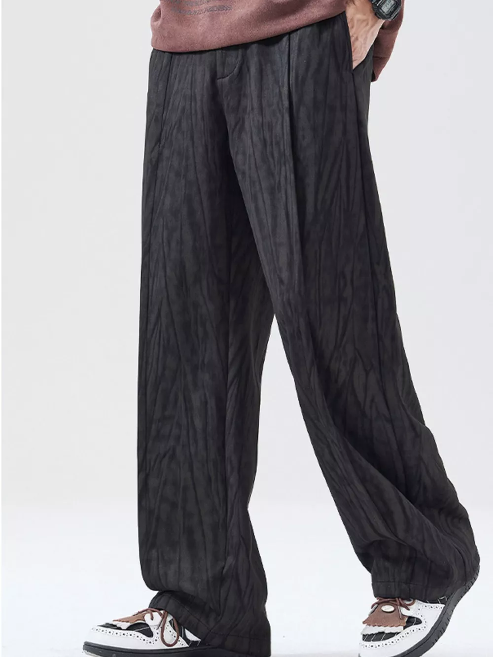 Men's Full Size Wide Leg Casual Pants Plus Size, image 5