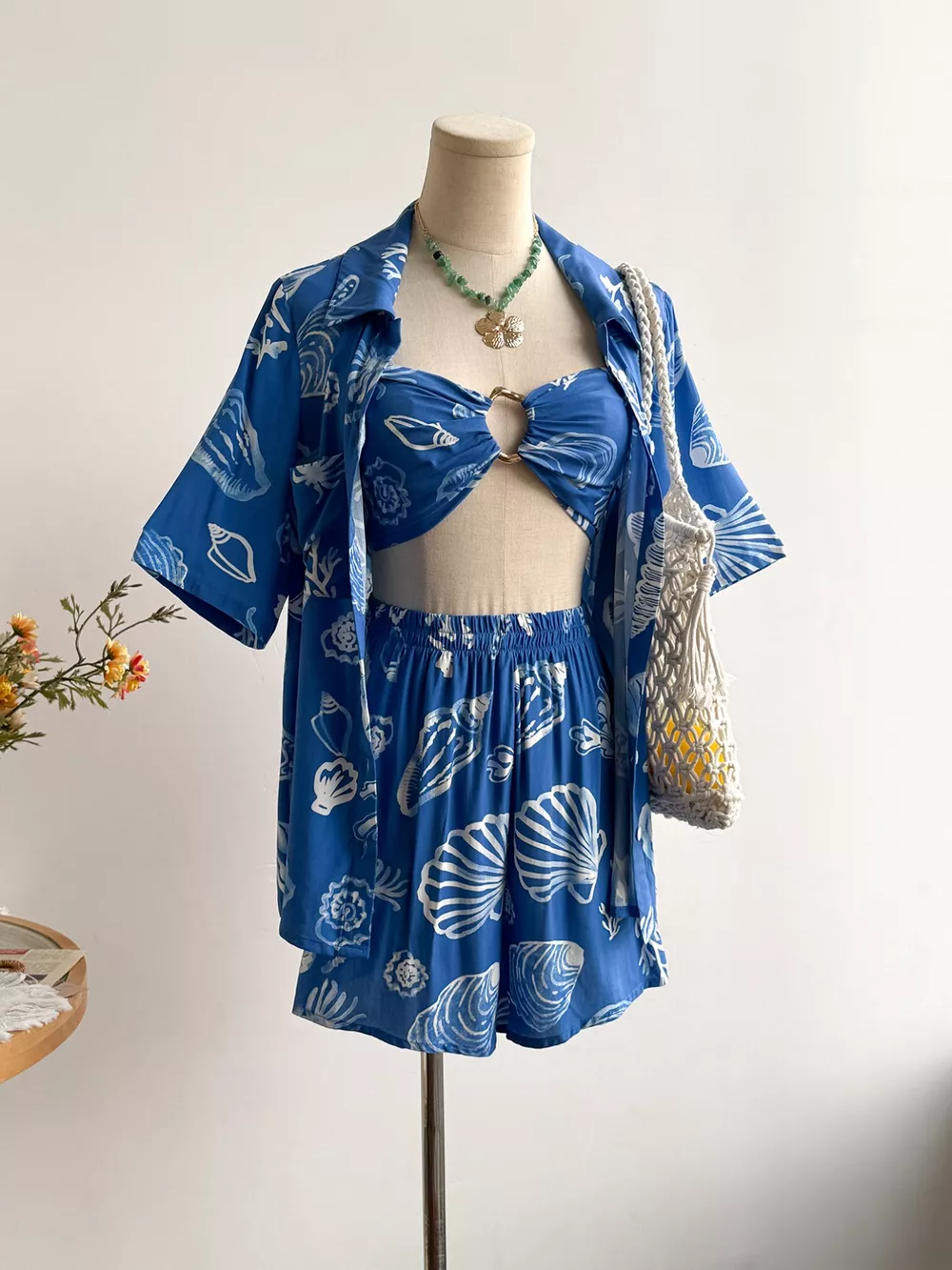 Seashell Print 3-Piece Summer Set, image 5