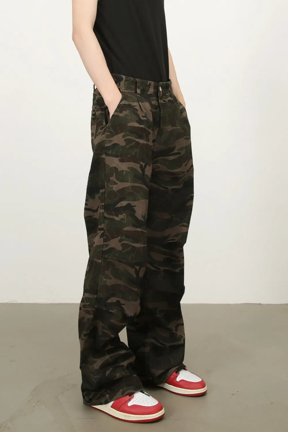 Men's Camouflage Jeans with Pockets, image 4