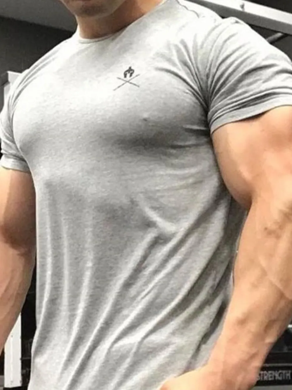 Men's Round Neck Short Sleeve T-Shirt, image 4