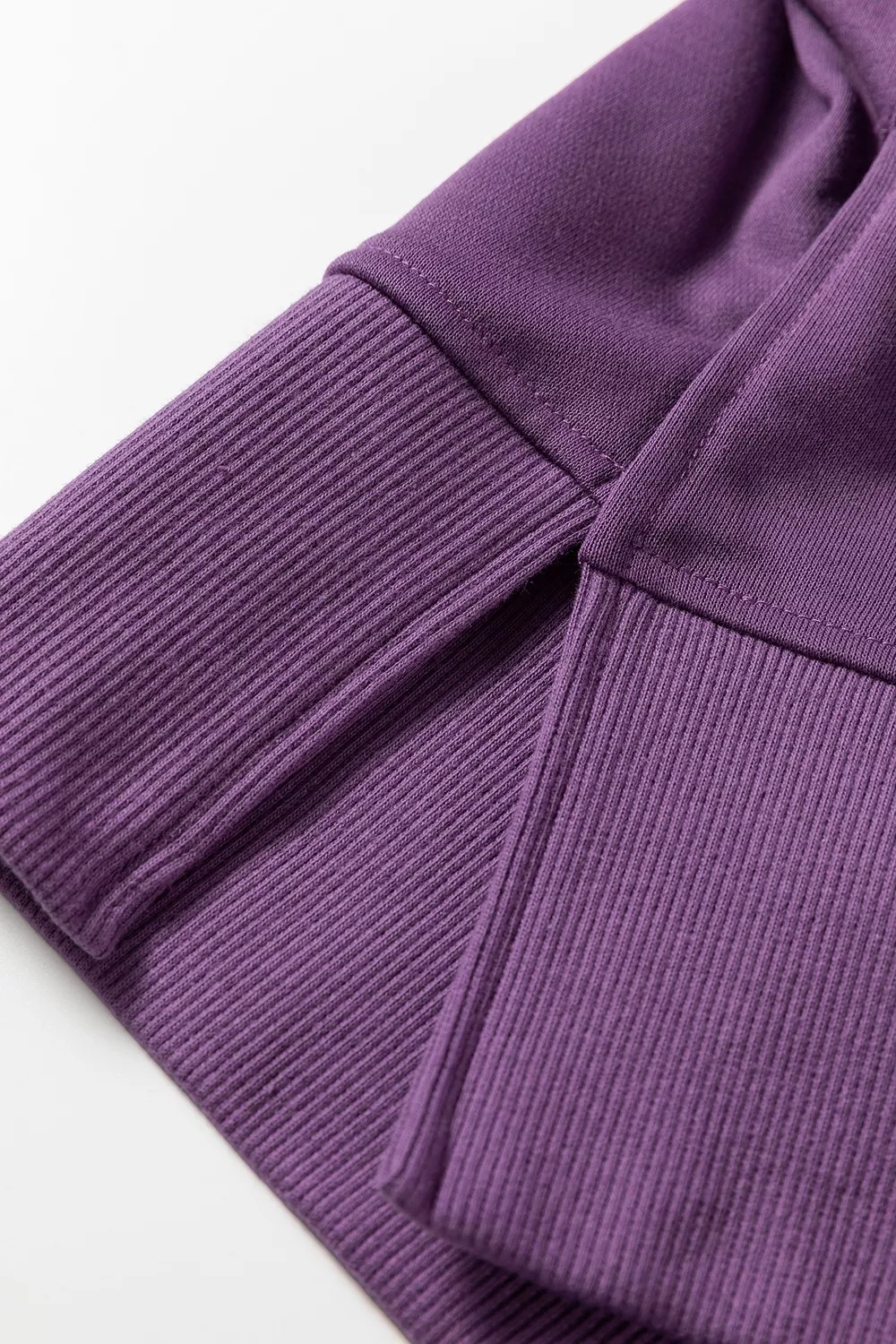 Side Slit Long Sleeve Sweatshirt and Pants Set, image 13