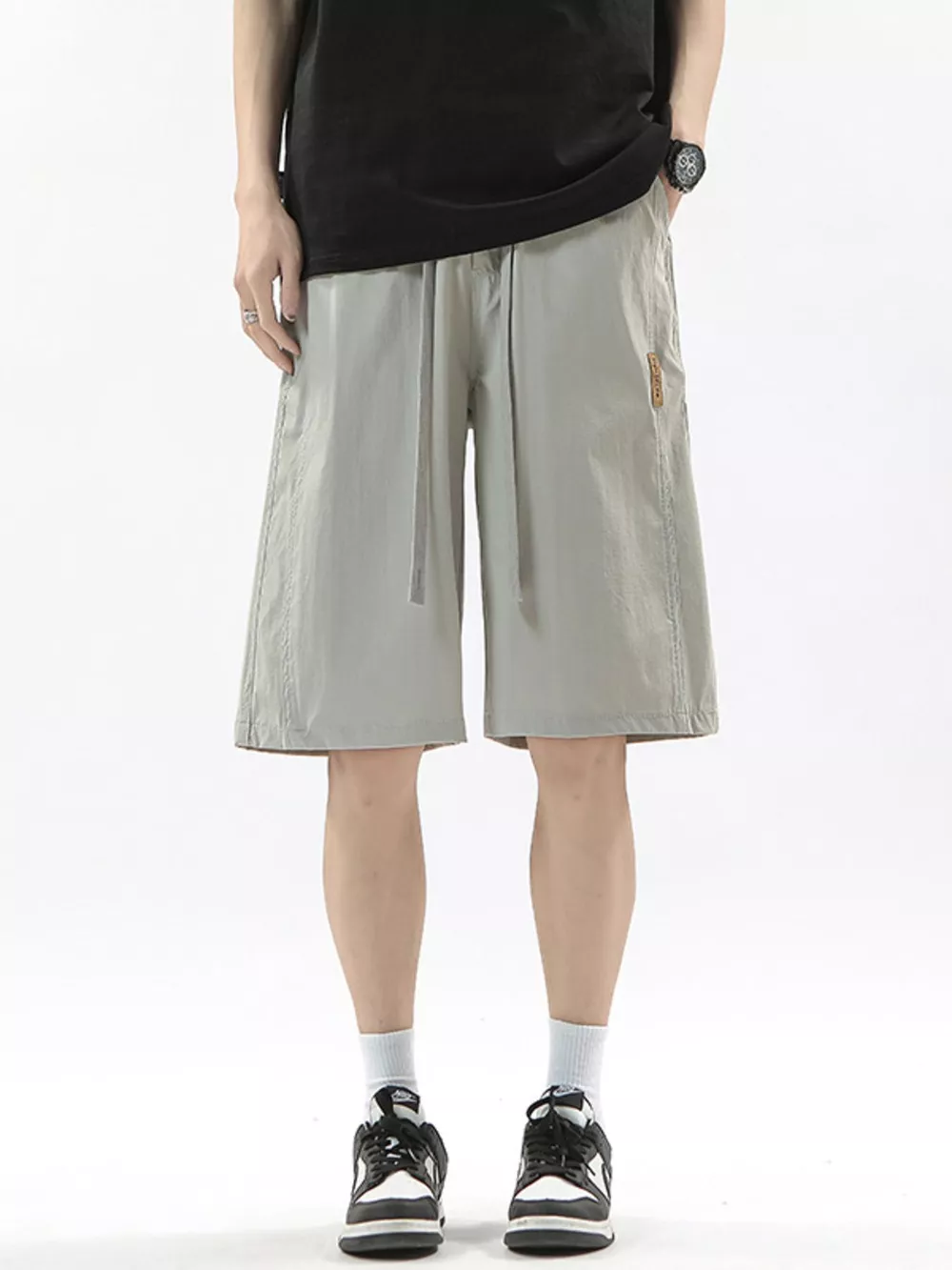 Men's Full Size Drawstring Casual Loose-Fit Pants Plus Size, image 11