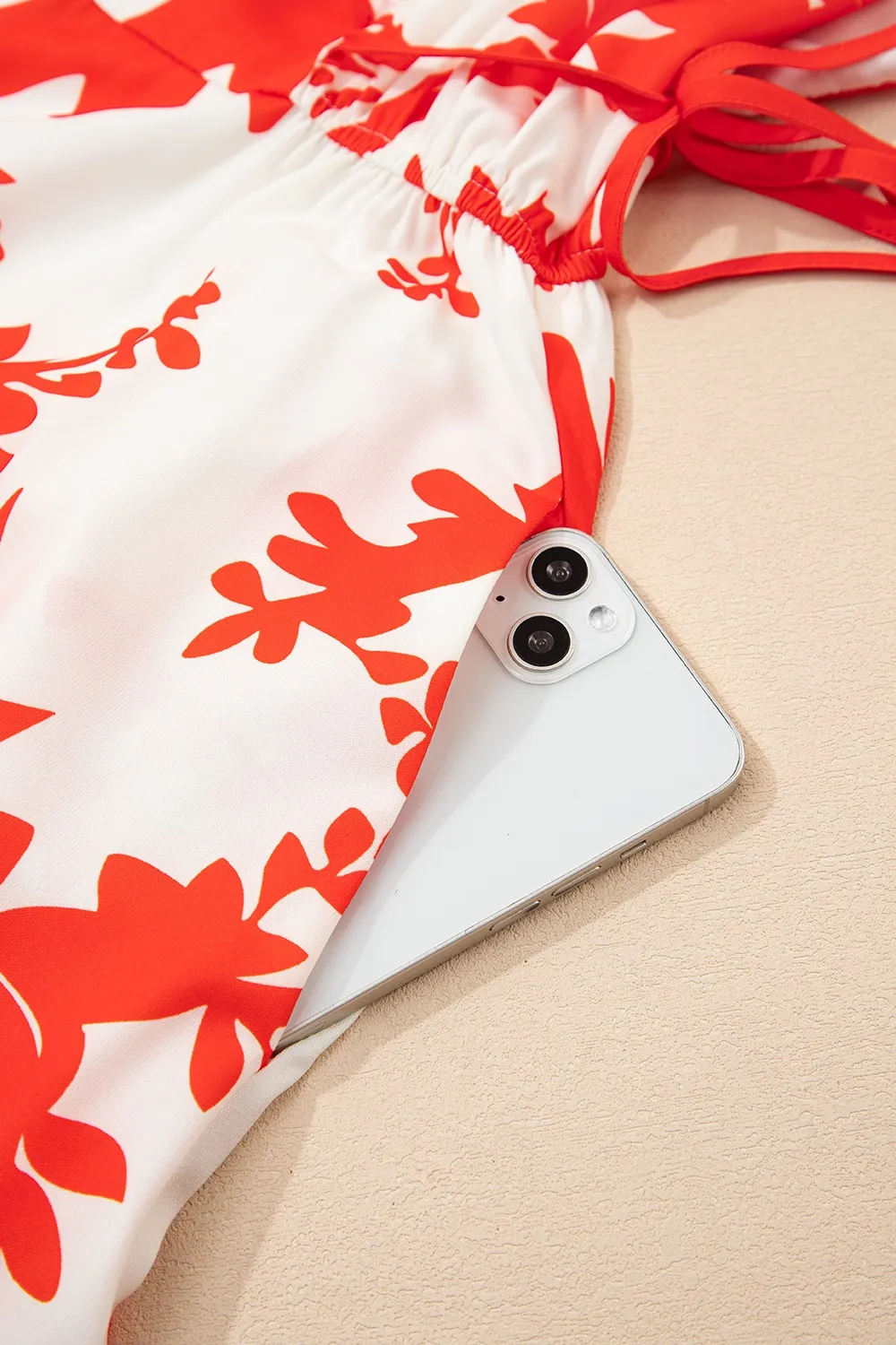 Floral V-Neck Summer Midi Dress, image 10