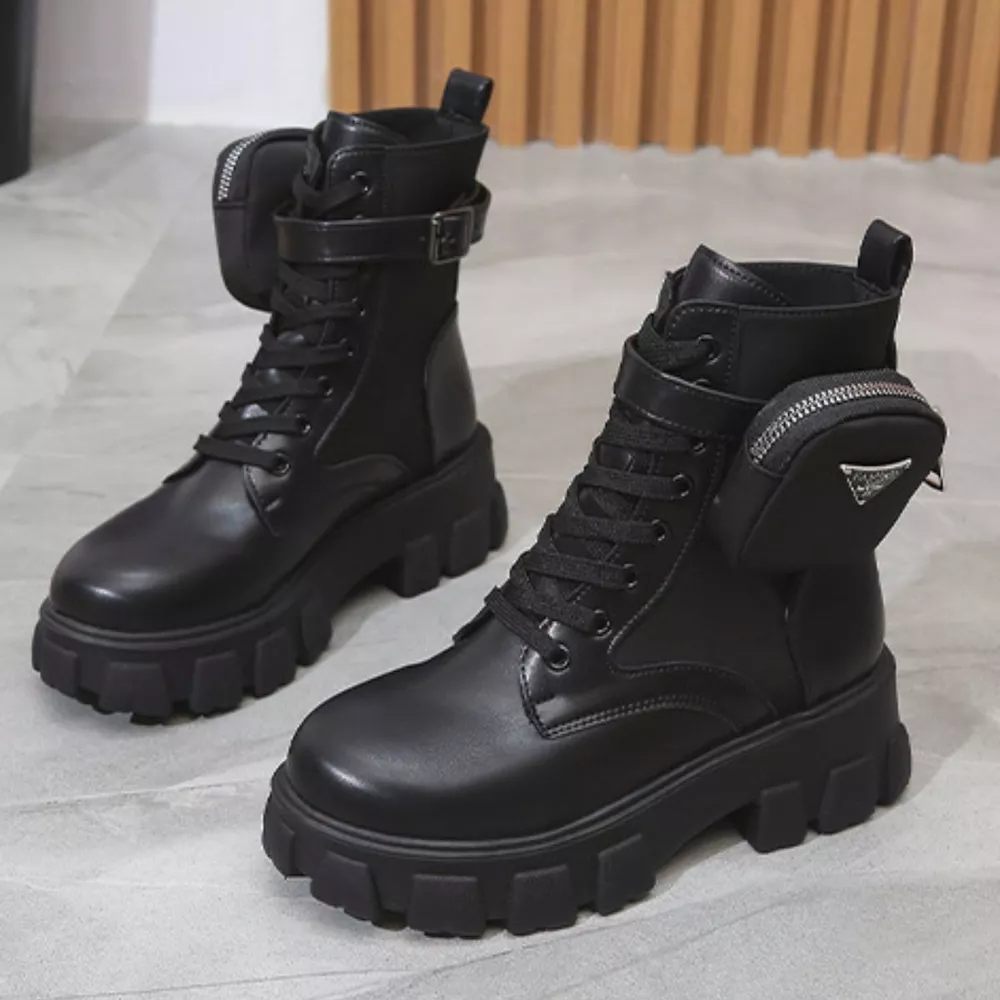 Lace Up Platform Ankle Boots, image 14