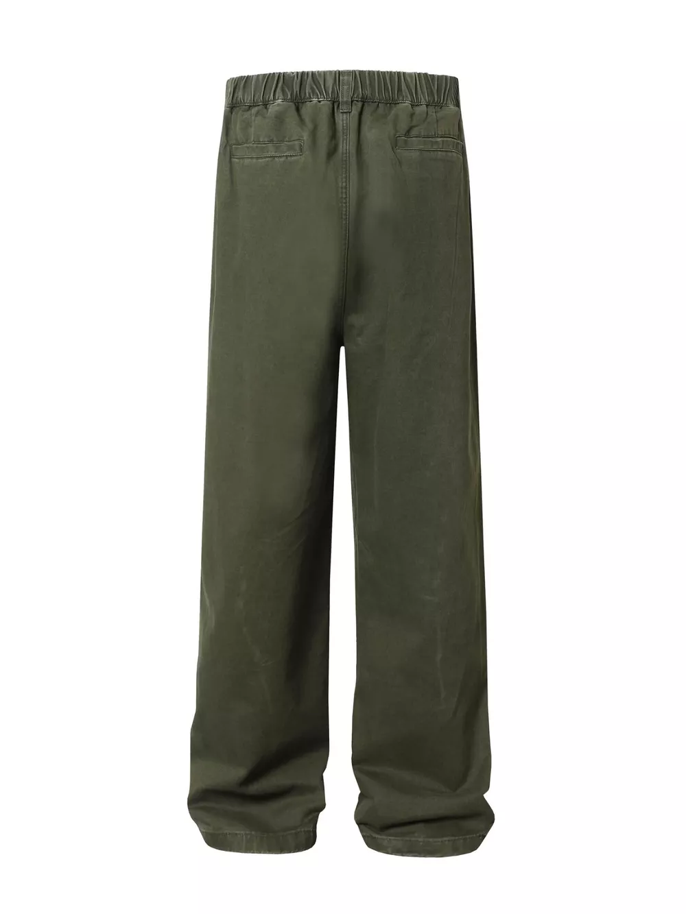 Men's Wide Leg Pants with Elastic Waistband, image 2