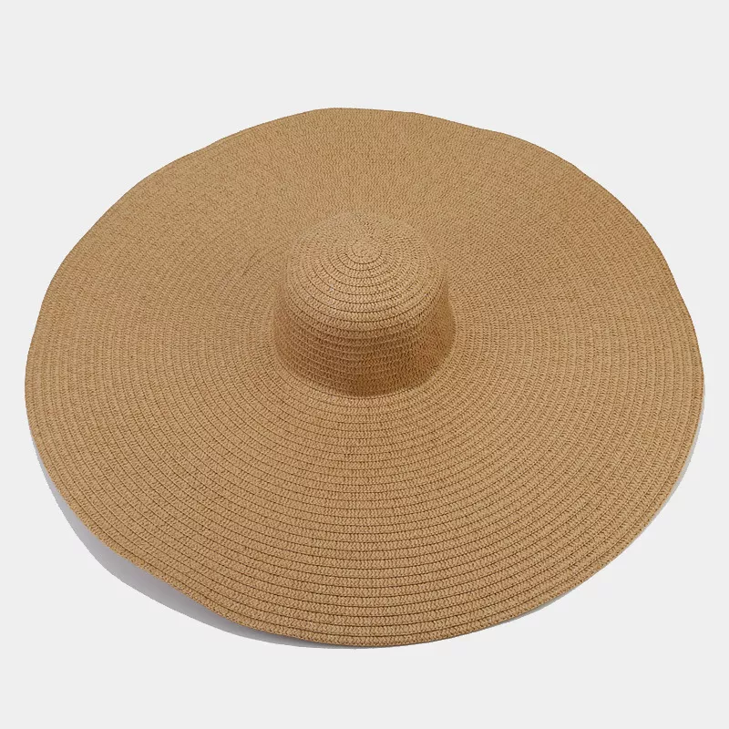 Oversized Wide Brim Straw Sun Hat, image 17