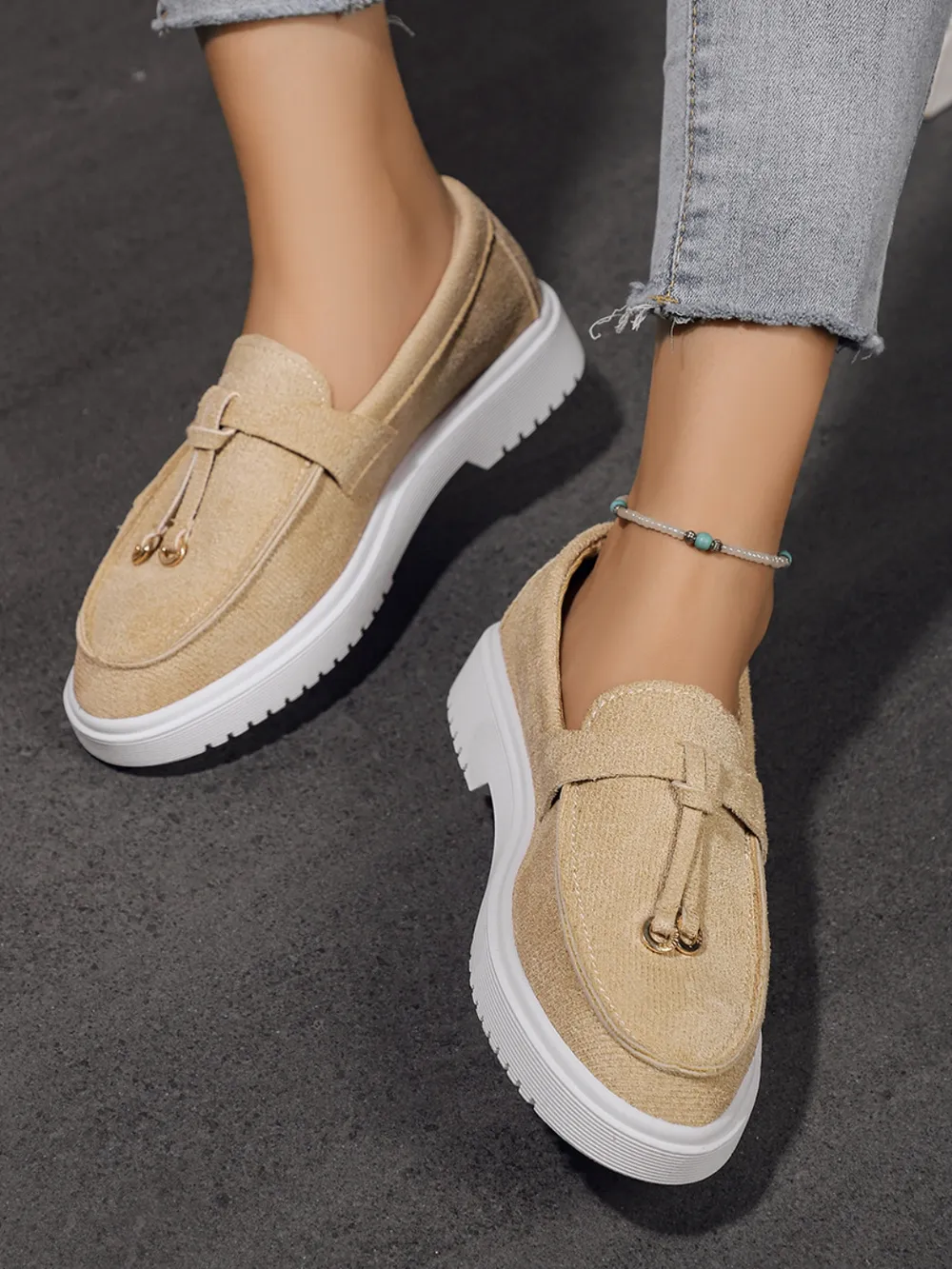 Round Toe Flat Slip-Ons, image 5