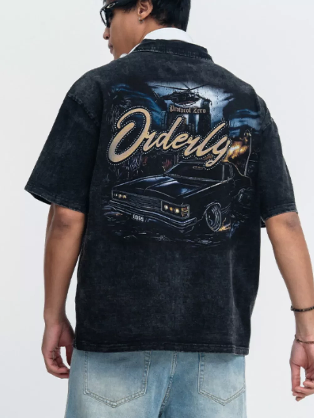 Men's Vintage Washed Graphic T-Shirt