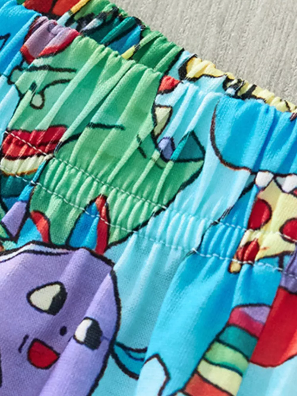 Children's Cartoon Dinosaur Print Tee and Shorts Set, image 4