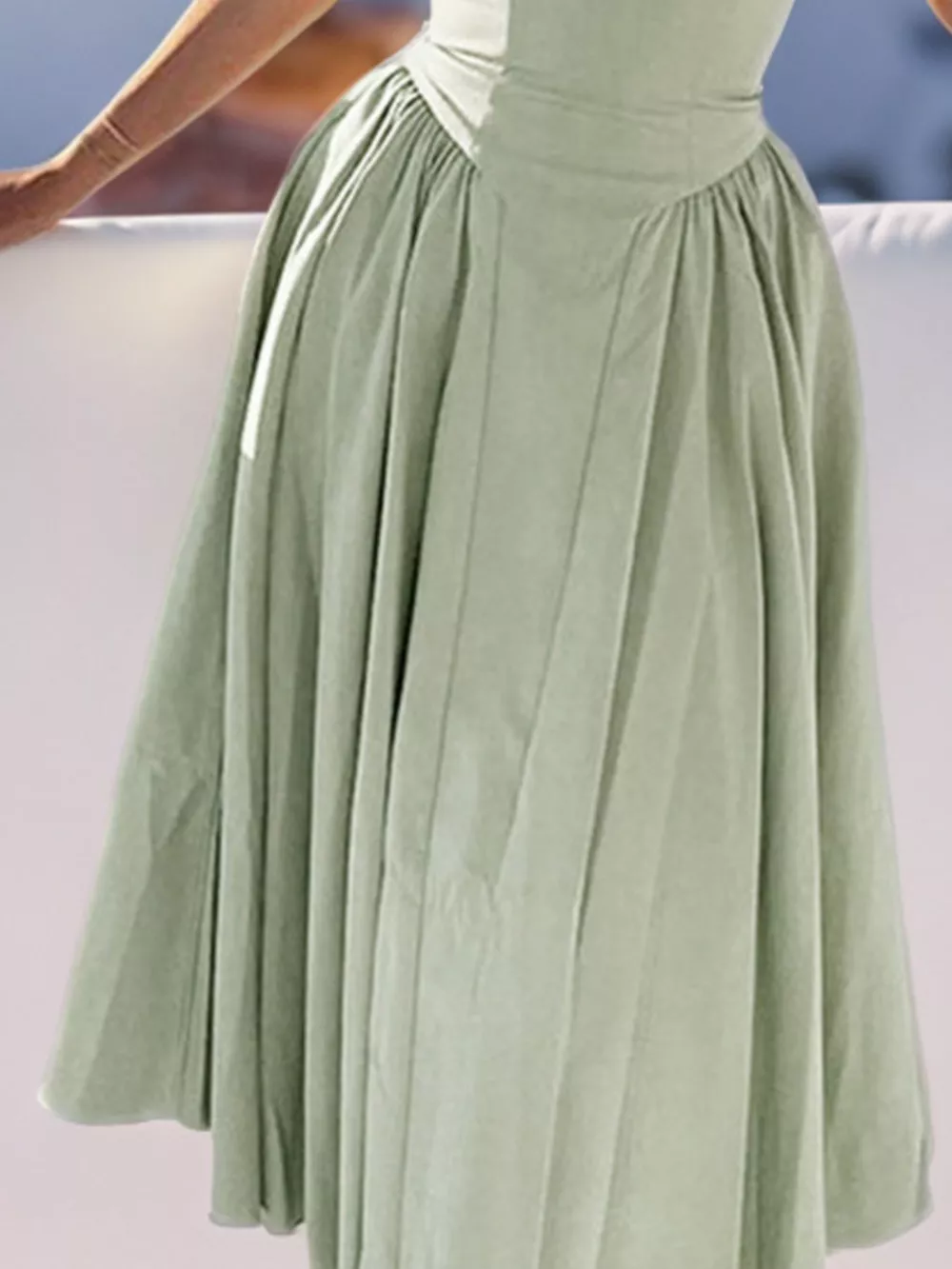 Sweetheart Neck Spaghetti Strap Midi Dress, image 18