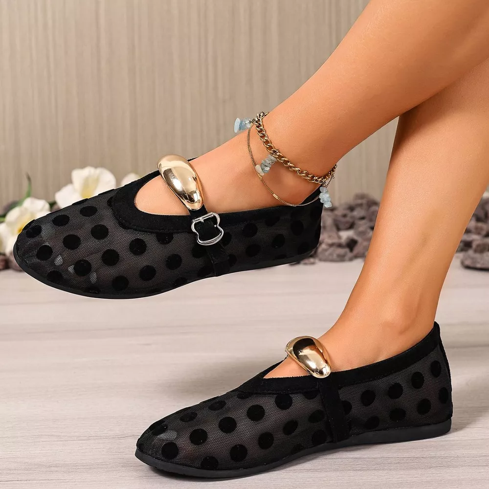 Polka Dot Slip-Ons, image 4
