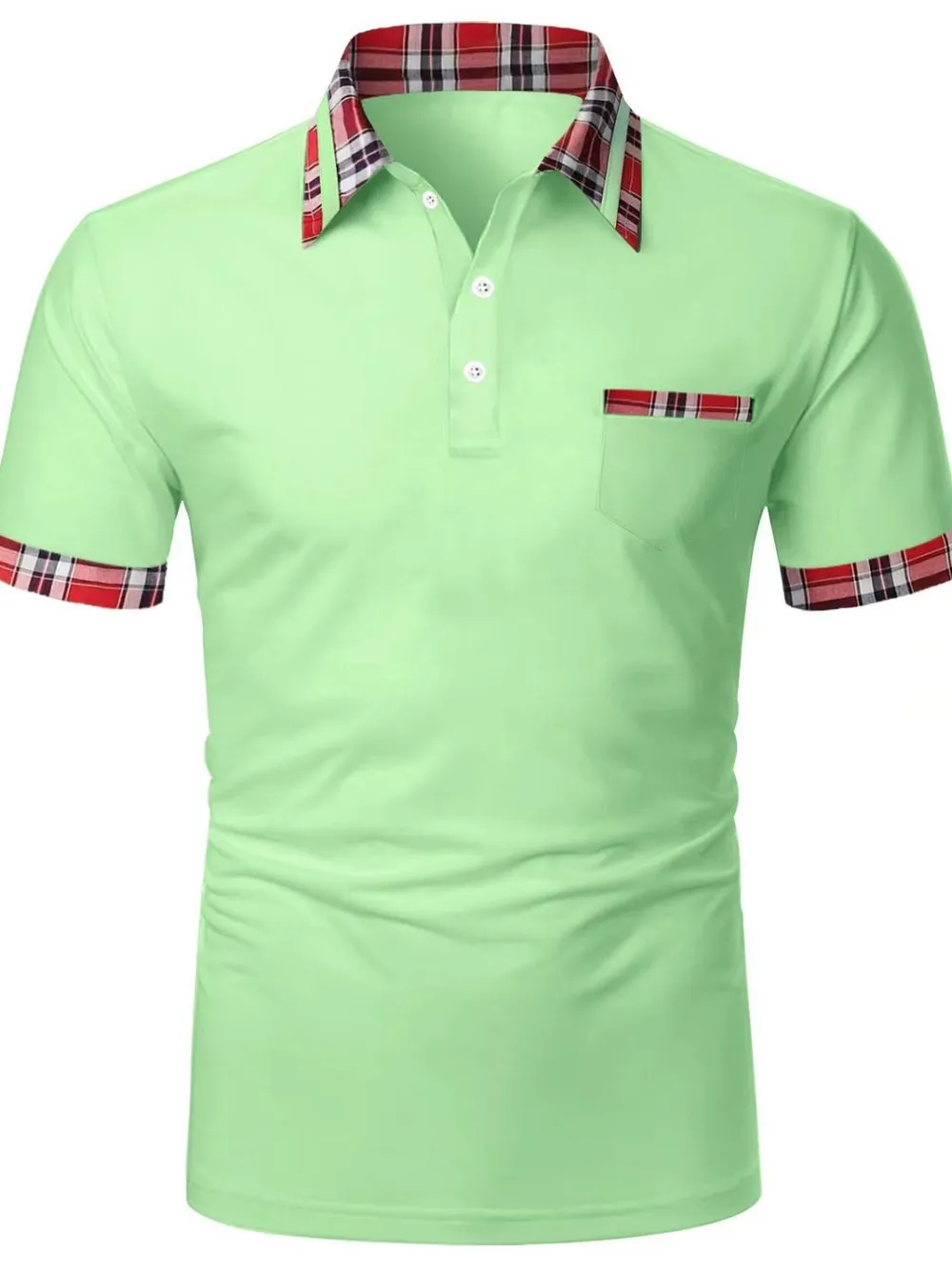 Men's Full Size Collared Neck Short Sleeve Polo Plus Size, image 8
