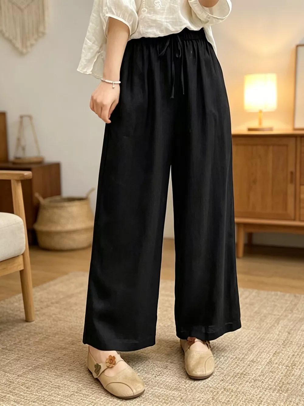 Casual Wide Leg Pants, image 6
