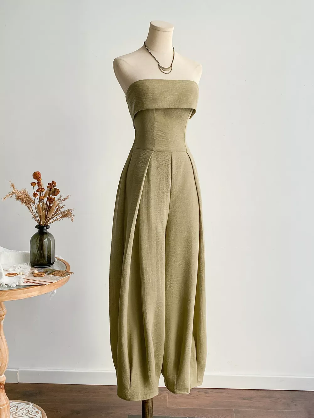 Wide Leg Tube Jumpsuit, image 3