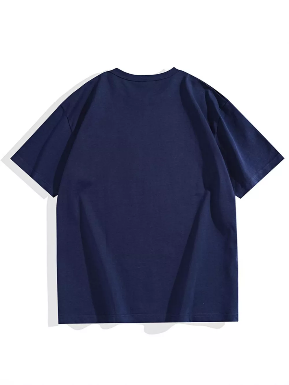 Men's Plus Size Round Neck Short Sleeve T-Shirt, image 2