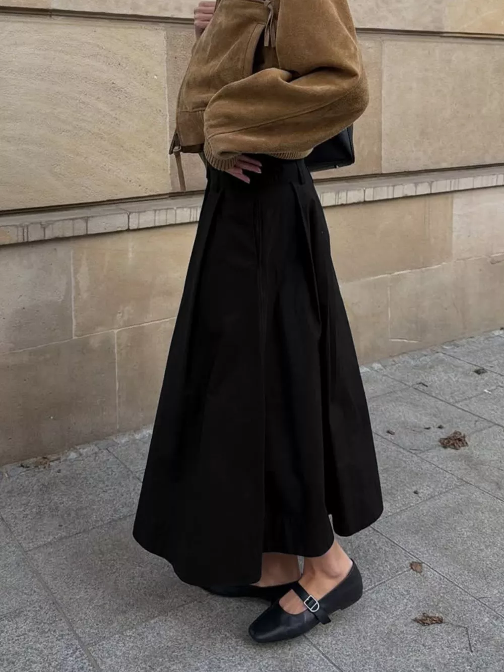 High-Waisted A-Line Skirt, image 4