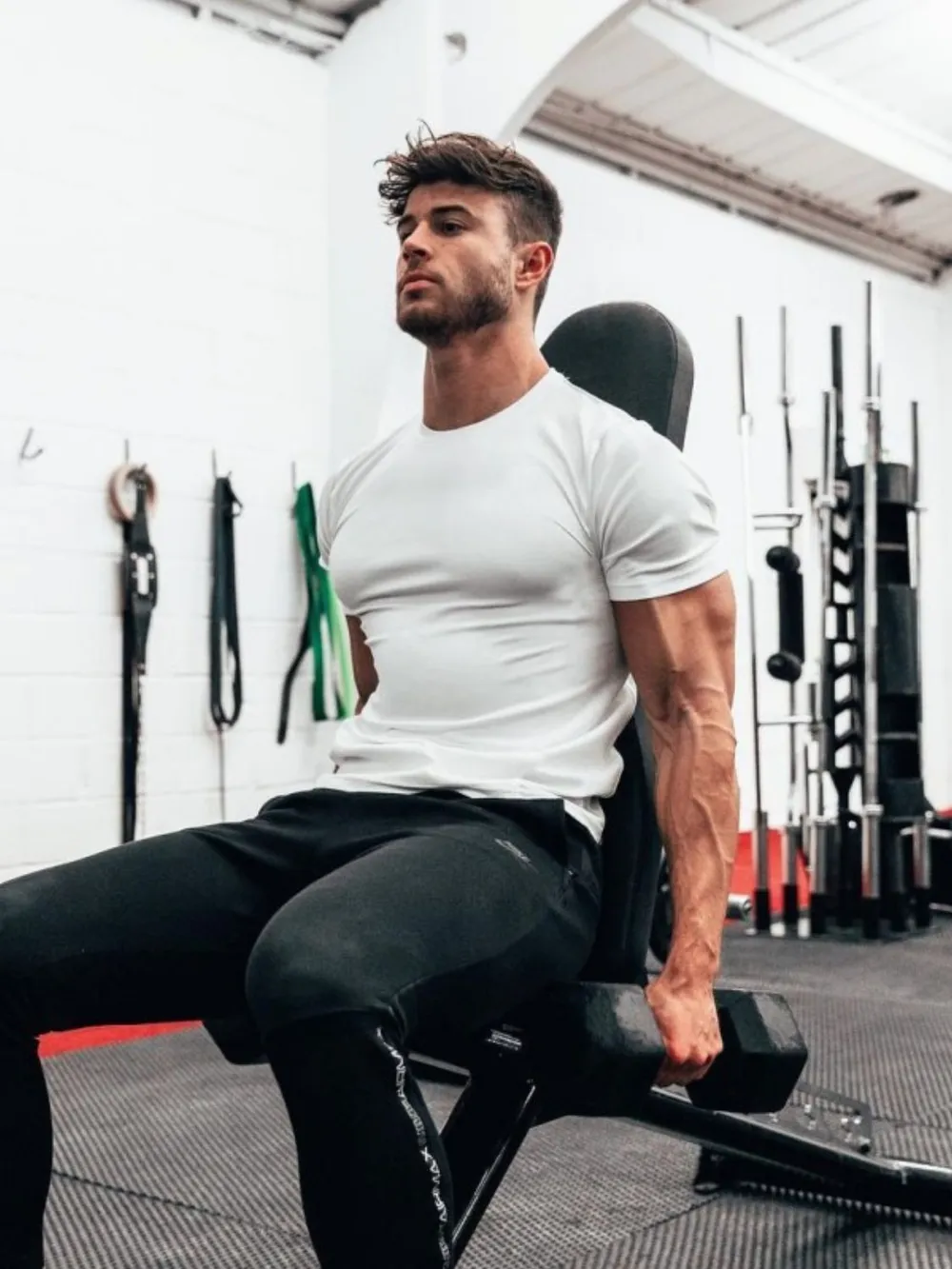 Men's Plus Size Round Neck Short Sleeve T-Shirt, image 4